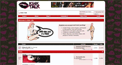 Desktop Screenshot of kinktalk.com